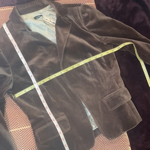 Brown Velvet Blazer JCrew Vintage - Picture 10 of 10
